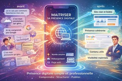 Présence digitale simple et professionnelle